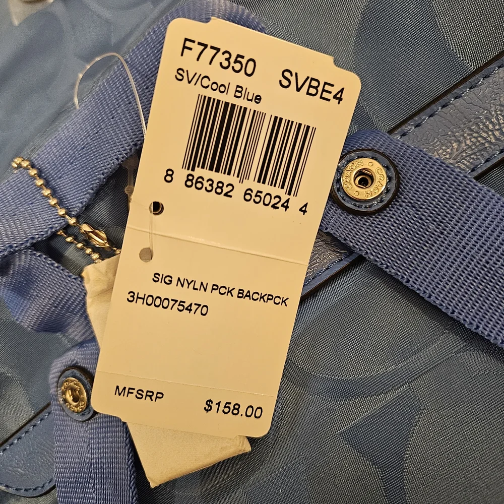 Blue Coach Women's Bag - Picture 5 of 6